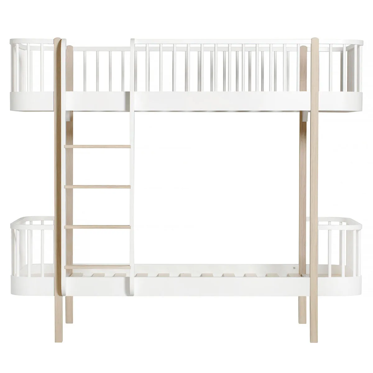 Oliver Furniture Wood Original Bunk Bed Ladder Front White/Oak