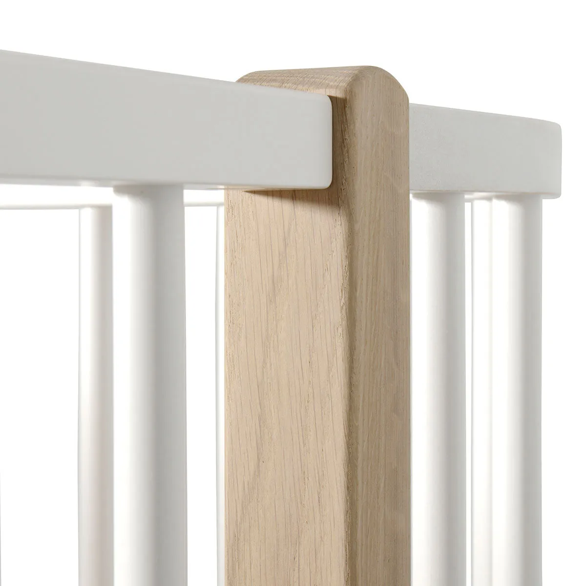 Oliver Furniture Wood Original Low Loft Bed Ladder Front White/Oak