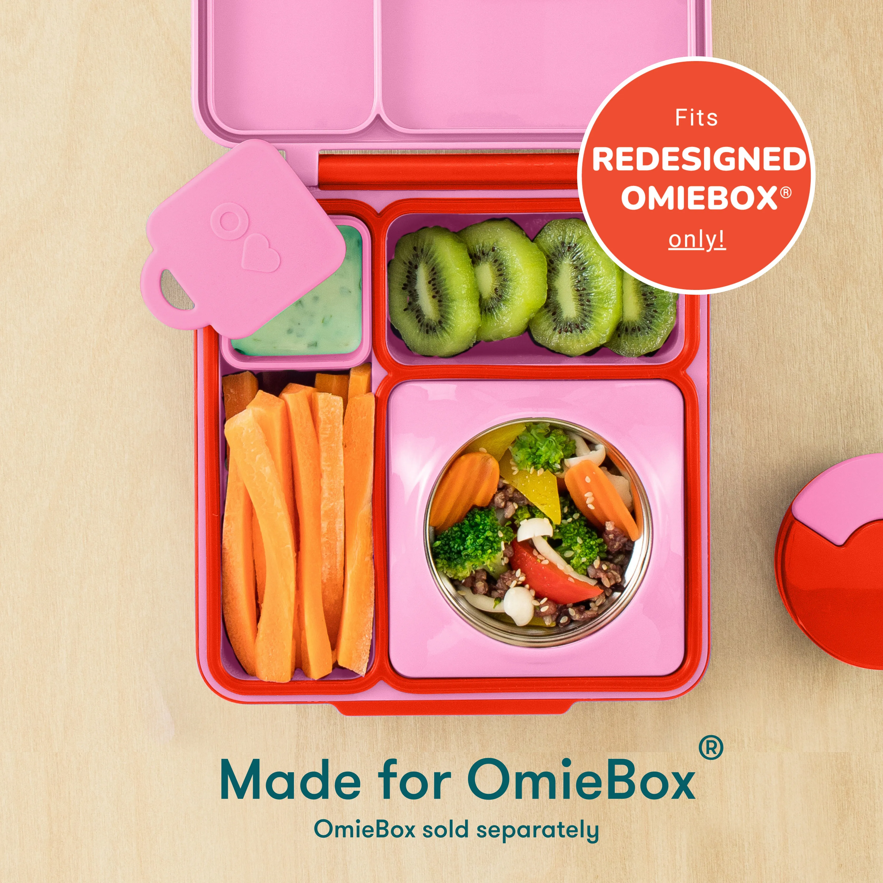 OmieBox OmieDip Pink/Teal