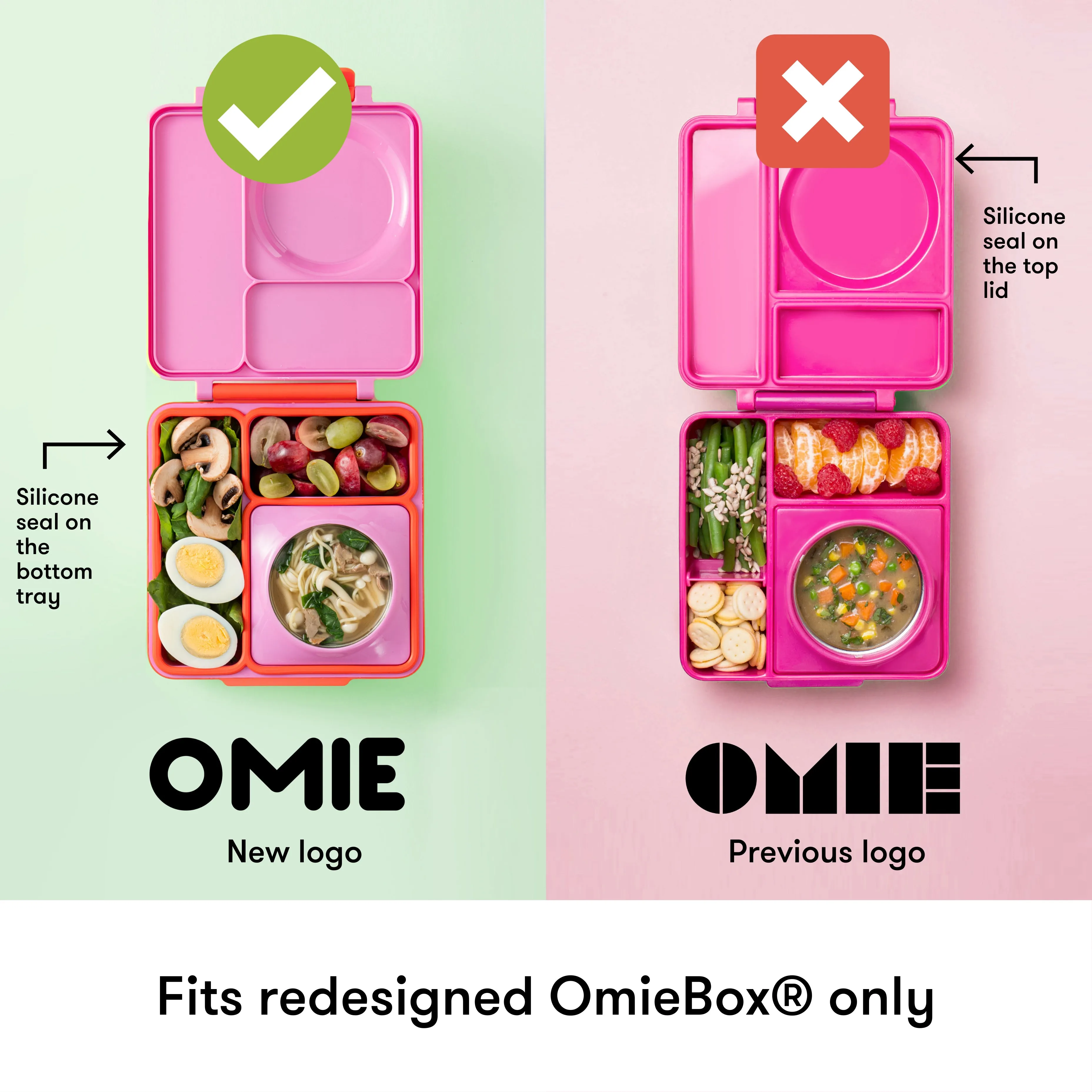 OmieBox OmieDip Pink/Teal