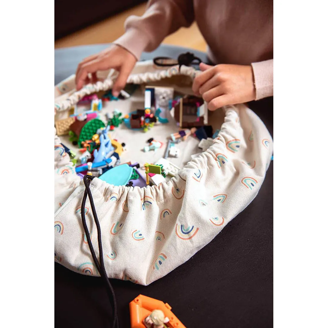 Play&Go Mini Storage Bag - Rainbow - Ø40cm