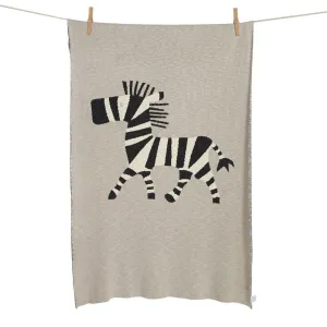 Quax Knitted Blanket - Zebra - 100x160cm