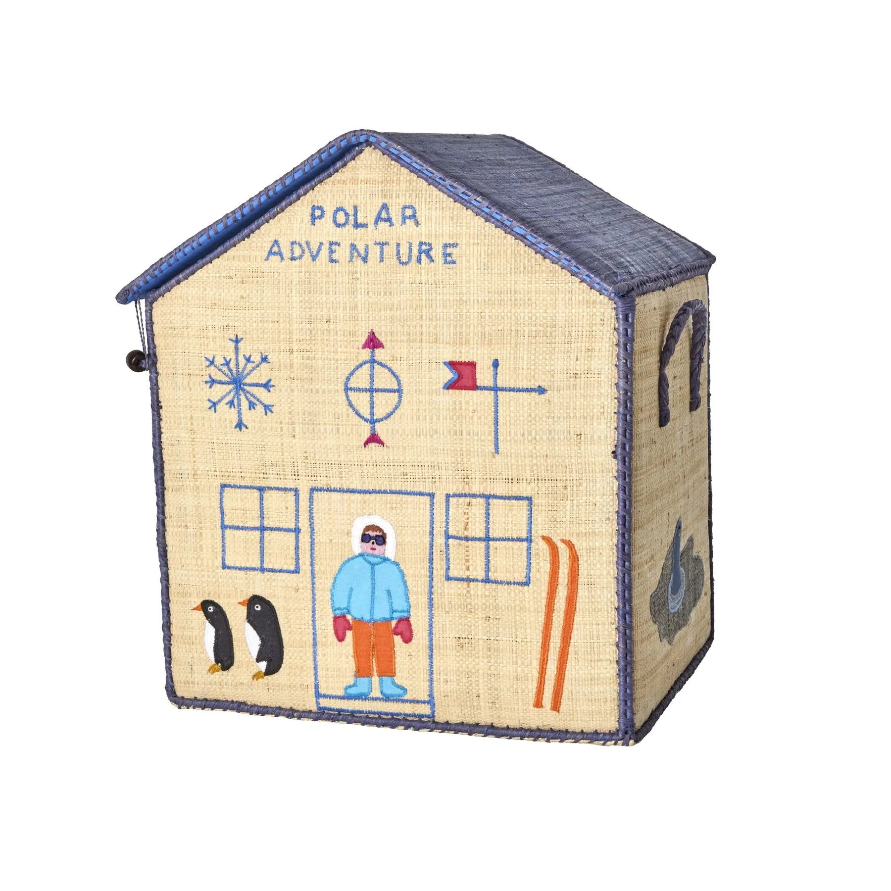 Rice DK Raffia Toy Baskets with Adventure Theme Medium
