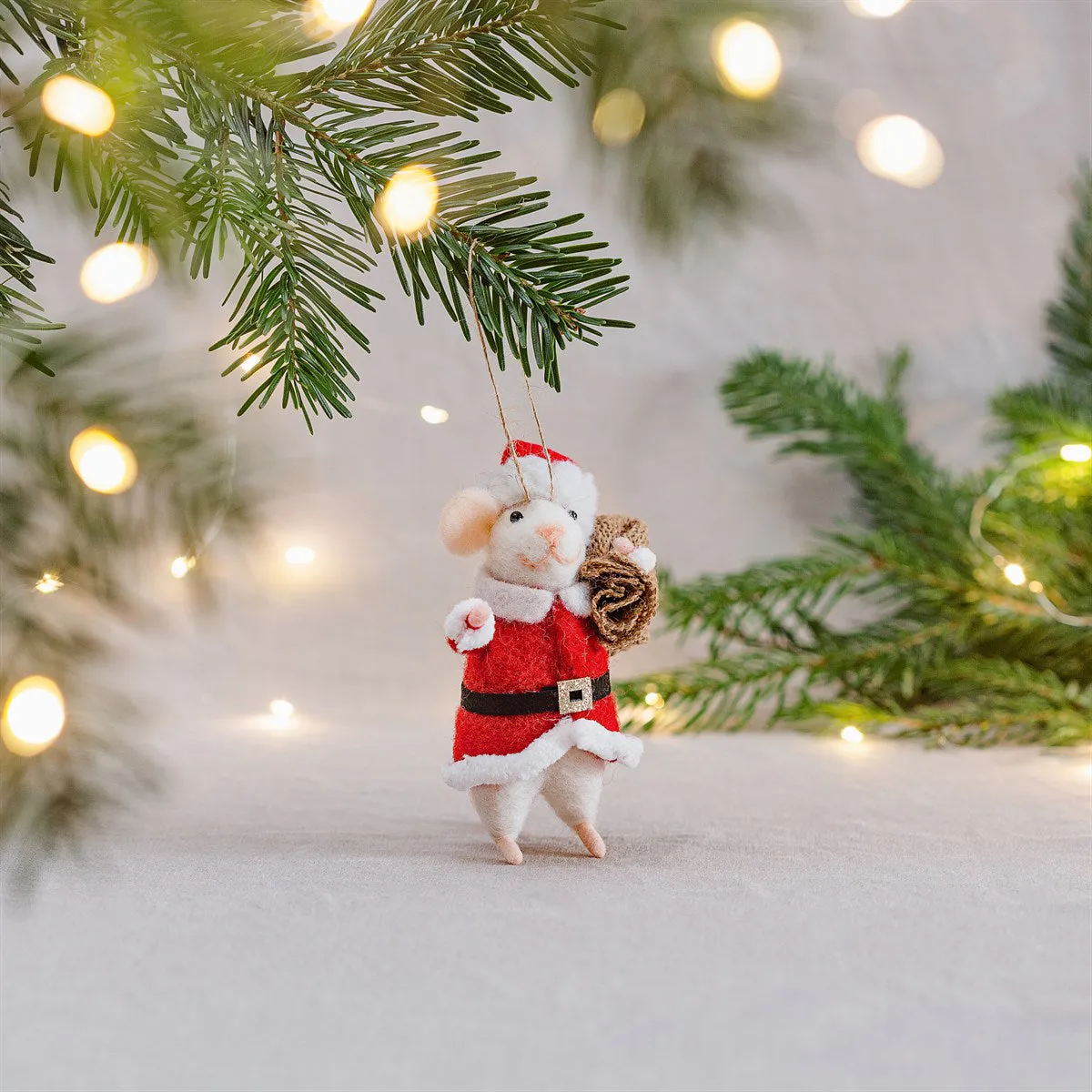 RJB Stone Santa Mouse