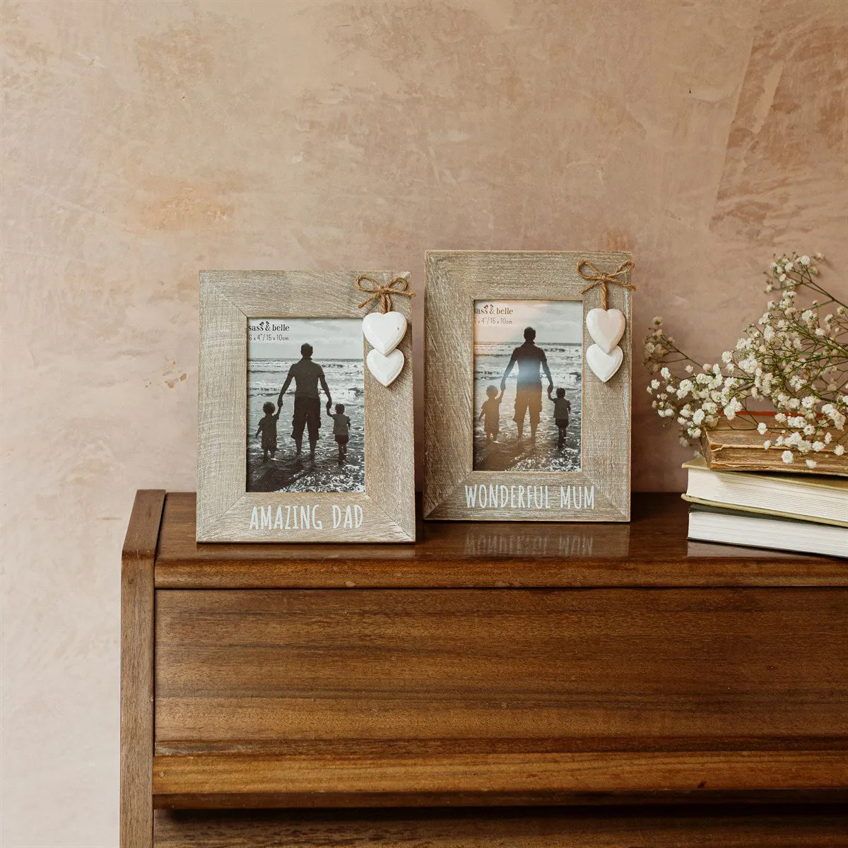 RJB Stone Wonderful Mum Heart Frame