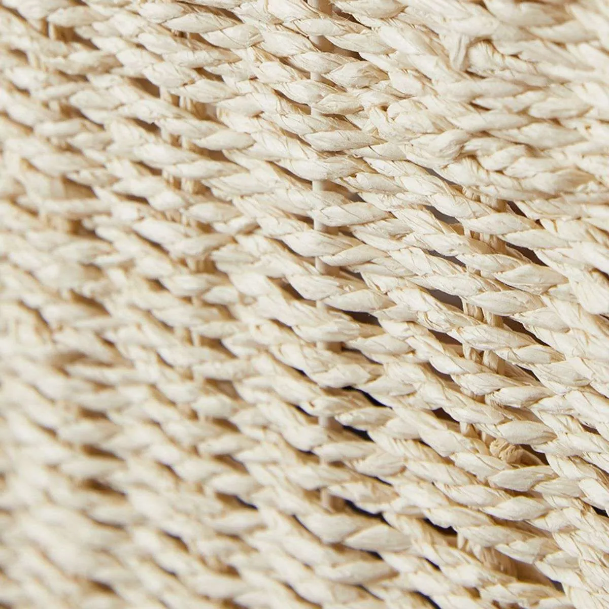 Scalloped Cube Basket Mocka