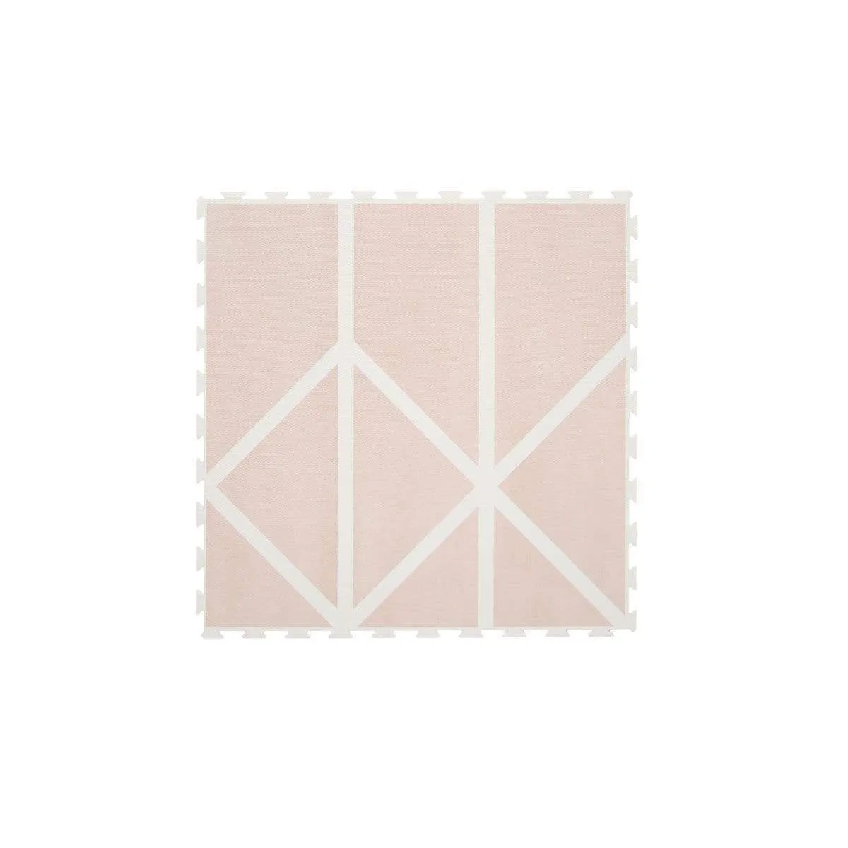 Toddlekind Prettier Puzzle Playmat Nordic Vintage Nude 120x180cm - 6 Tiles & 12 Edging Borders