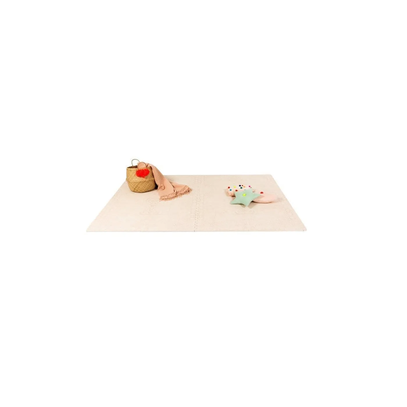 Toddlekind Prettier Puzzle Playmat Persian Blossom 120x180cm - 6 Tiles & 10 Edging Borders