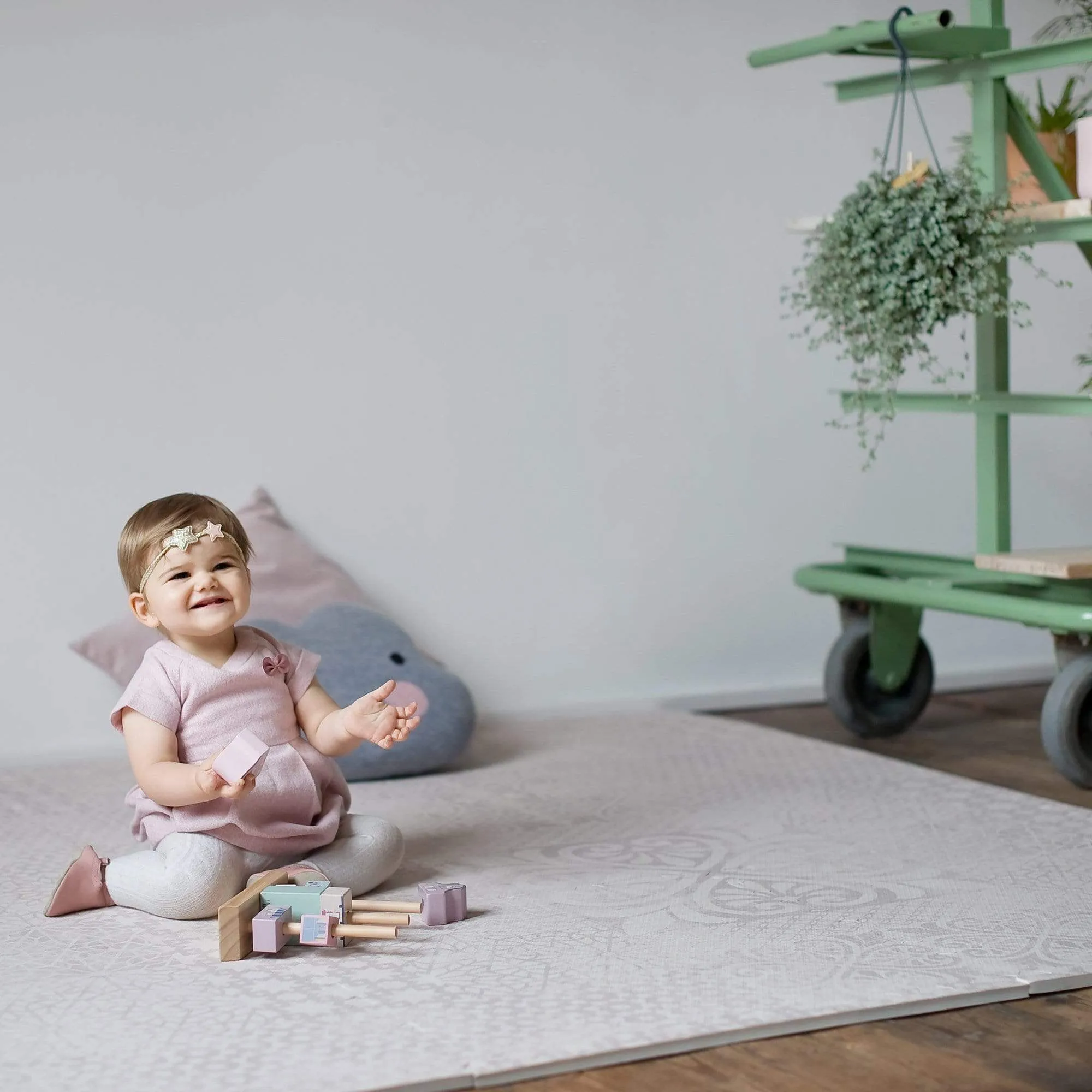 Toddlekind Prettier Puzzle Playmat Persian Sand 120x180cm - 6 Tiles & 10 Edging Borders