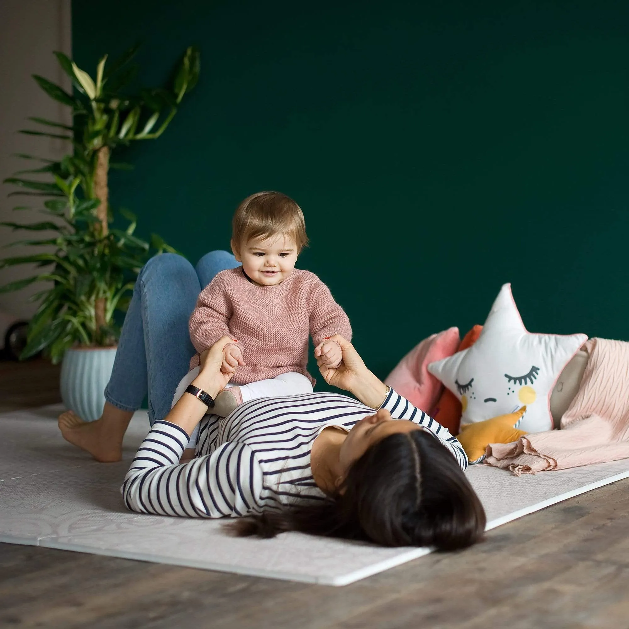 Toddlekind Prettier Puzzle Playmat Persian Sand 120x180cm - 6 Tiles & 10 Edging Borders