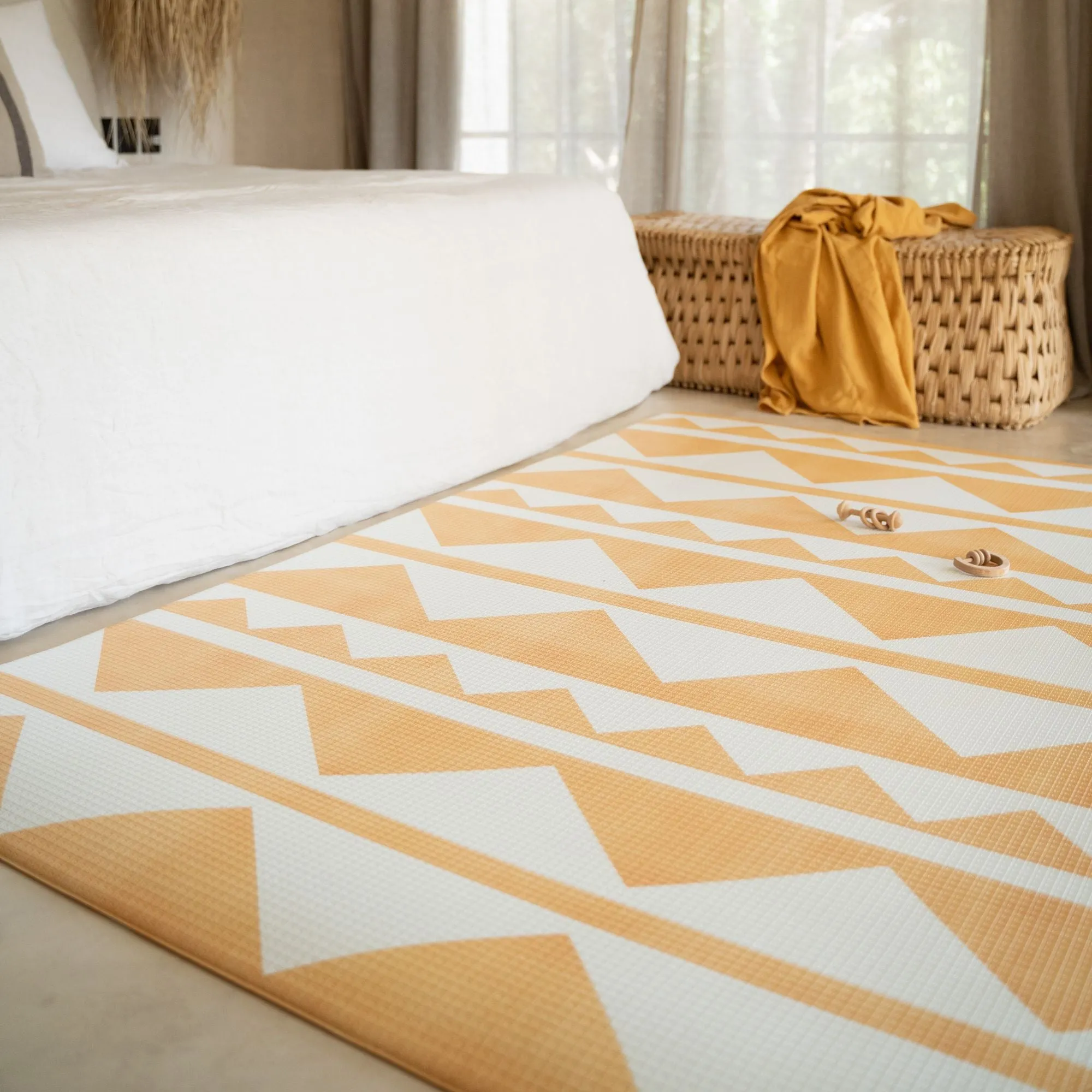 Toddlekind Prettier Reversible Play Rug - Sahara Sun - 140x200cm