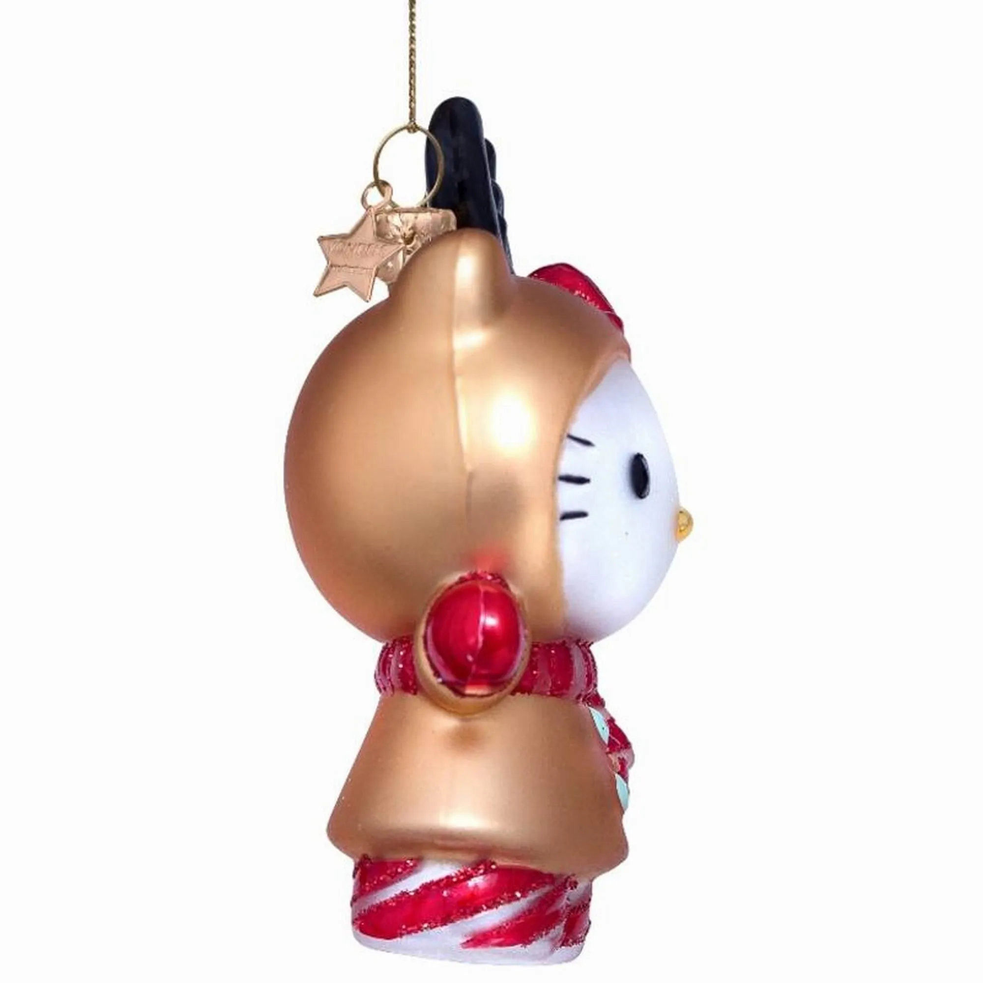 Vondels Ornament Glass Hello Kitty Reindeer H9CM