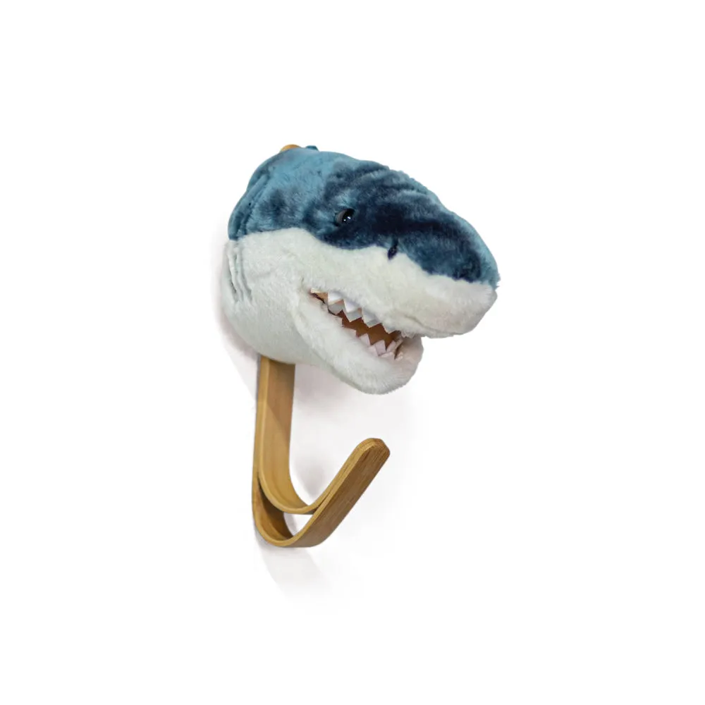 Wild & Soft Coat Hanger Sm. Head Blue Shark