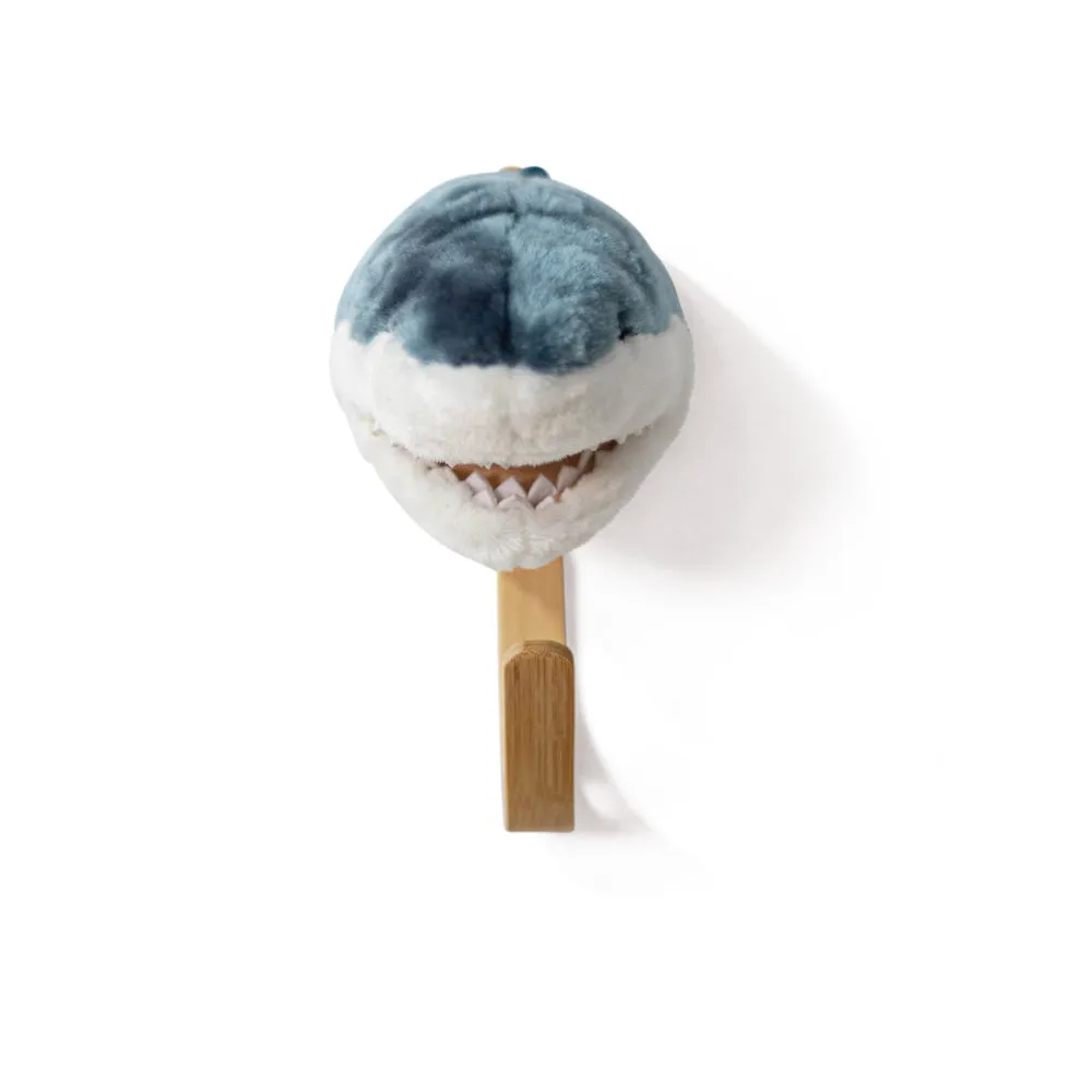 Wild & Soft Coat Hanger Sm. Head Blue Shark