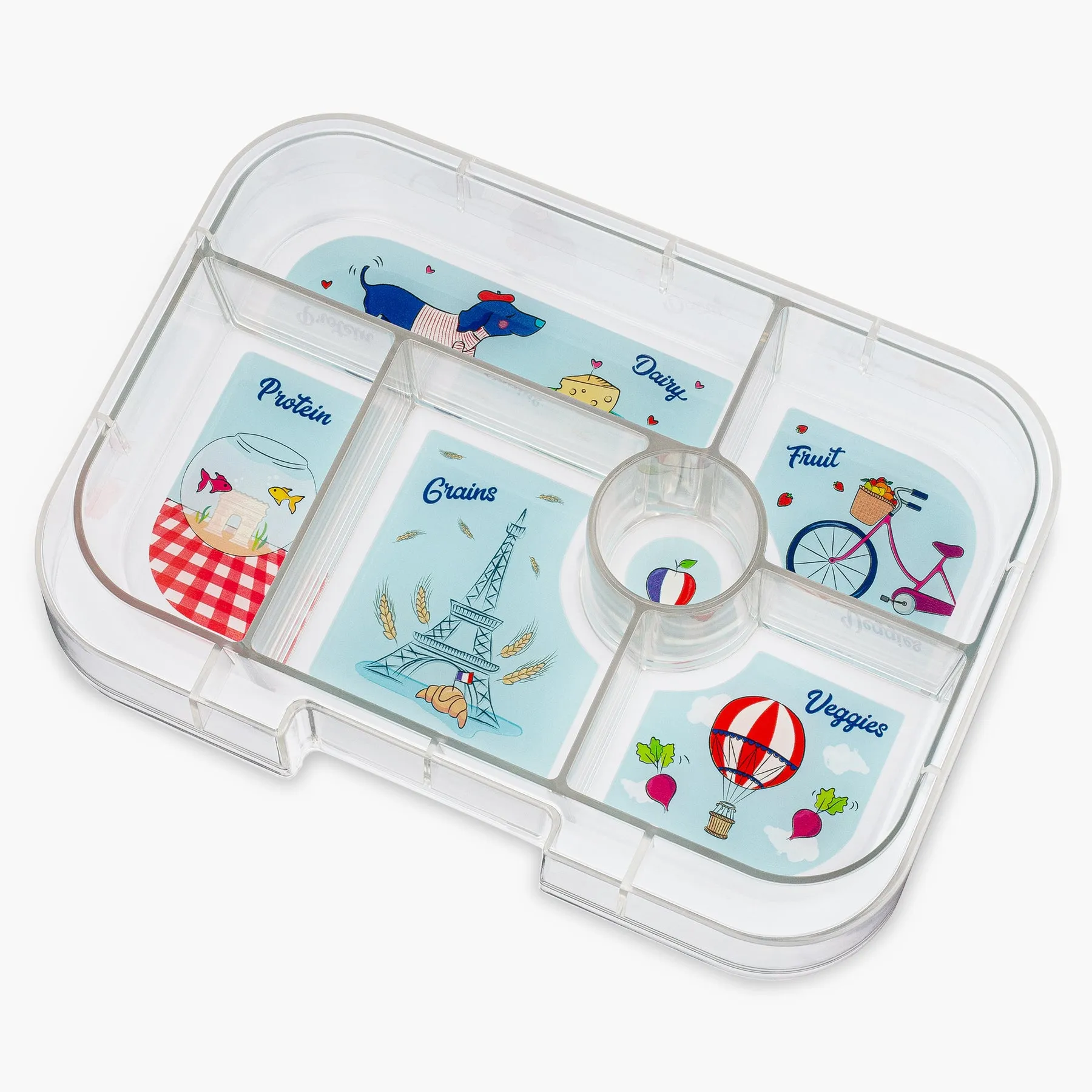 Yumbox Original - 6 Compartment Lunch Box - Serene Aqua Paris