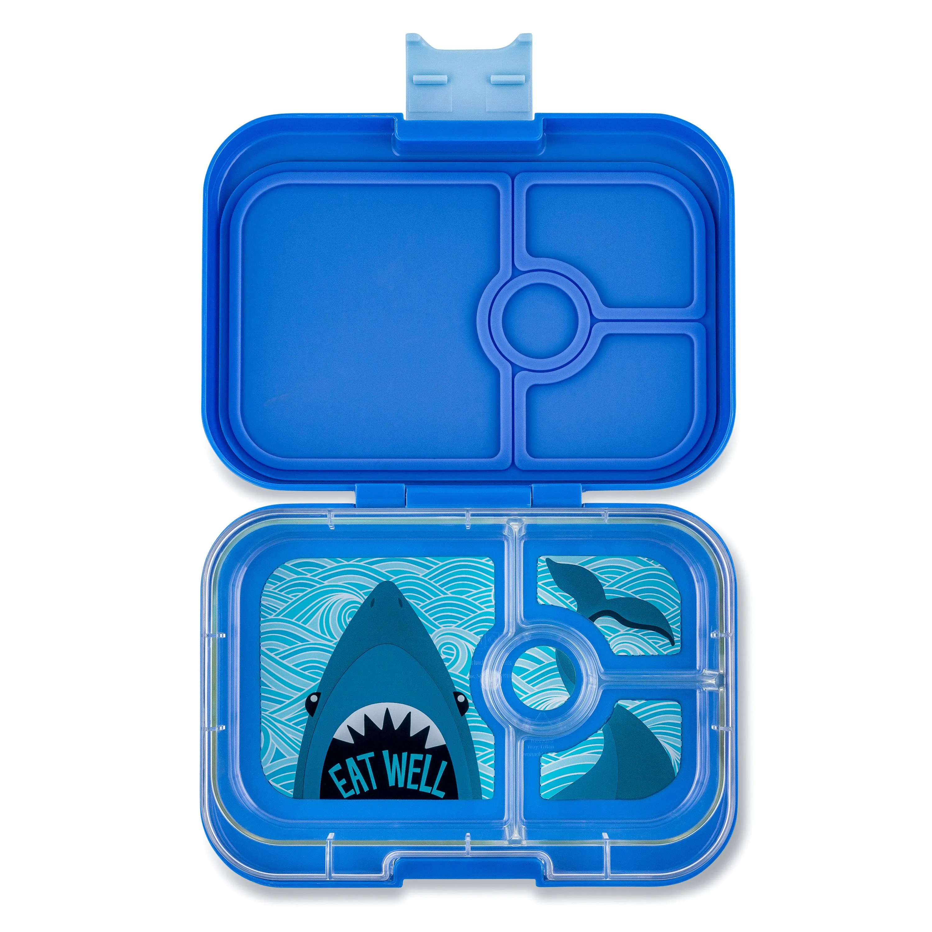 Yumbox Panino 4-Compartment Lunch Box - True Blue Shark