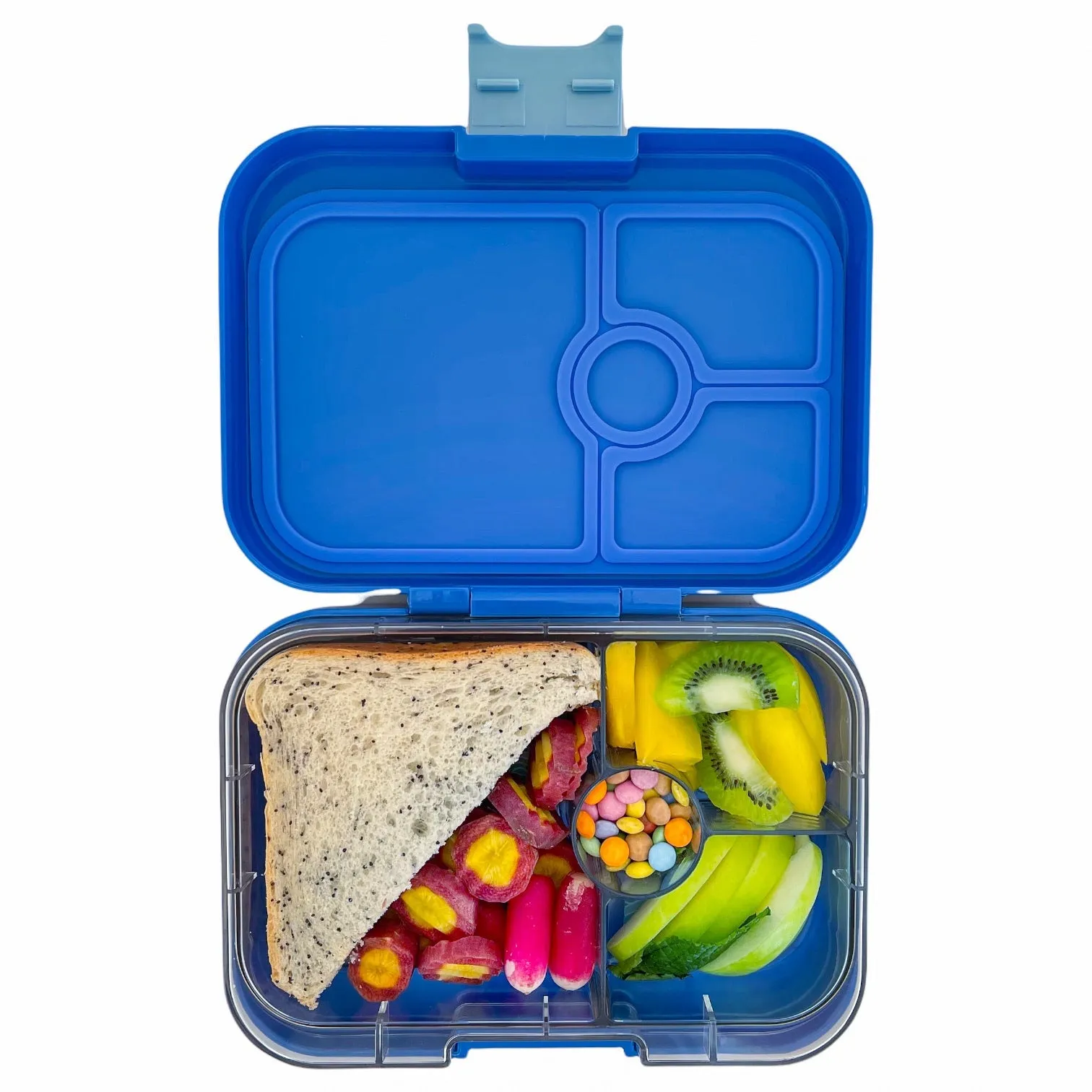 Yumbox Panino 4-Compartment Lunch Box - True Blue Shark